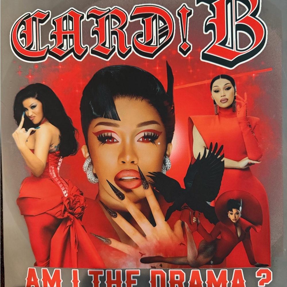 Red Artistic Poster